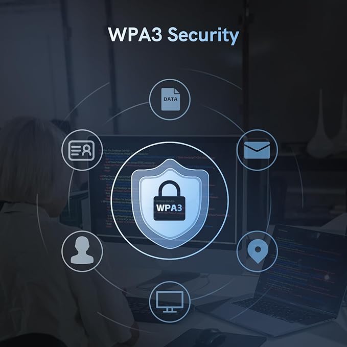 WiFi 7 Network Card 8774Mbps QFly PCIe WiFi Card with Bluetooth 5.4, BE200 Chipset, Tri-Bands(6GHz/5GHz/2.4GHz) Wireless Network Adapter for PC, Support Win11(64 bit), only Support Intel CPU