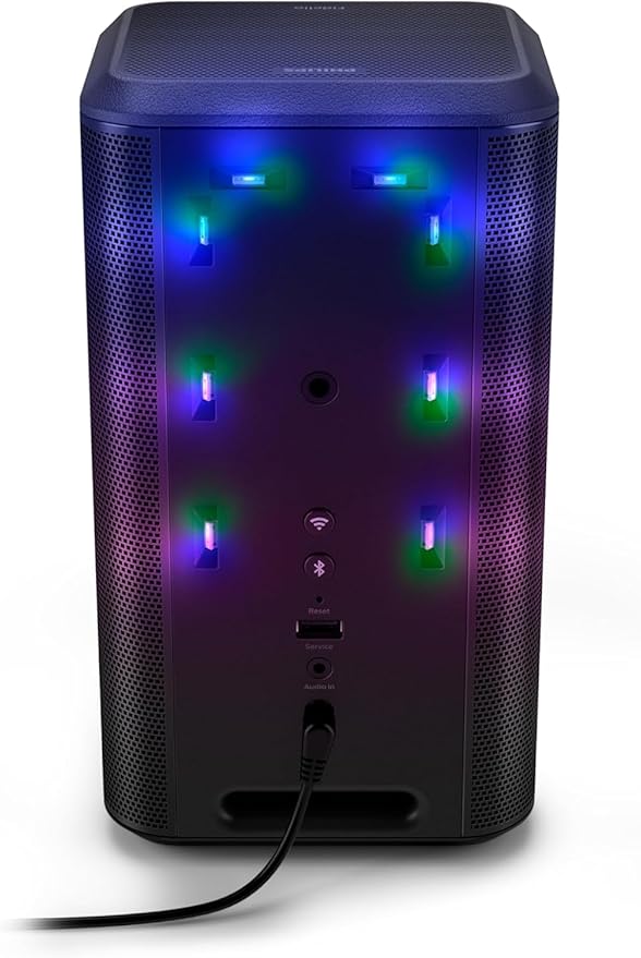 PHILIPS Fidelio TAFS1 Bluetooth Speaker System - 60 W RMS - Alexa, Google Assistant, Siri Supported - Black