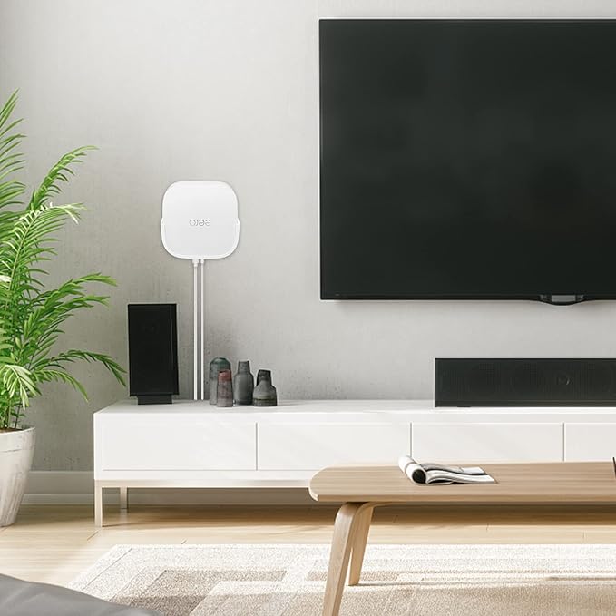 Wall Mount for eero Pro 6E, Screwless VHB Holder for Mounting eero Pro 6E Tri-Band mesh Wi-Fi 6 Without Drilling (Strongly Adhesive, 3 Pack)