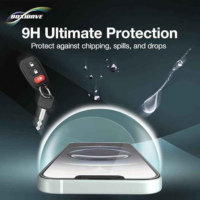 BoxWave Screen Protector Compatible with Amazon Echo Show 8 (3rd Gen 2023) - ClearTouch ImpactShield (2-Pack), Impenetrable Screen Protector Flexible Film