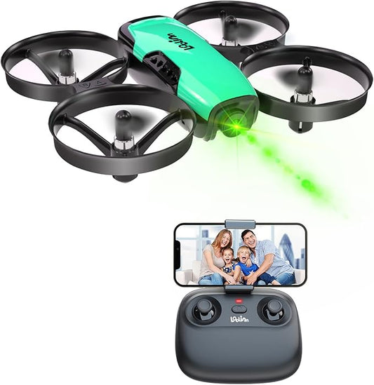 Loolinn | Drone for Kids Gift with Camera - Mini Drone, Remote Control Quadcopter Drone with 90° Adjustable Camera, Safe for Kids, Photos and Videos, Easy to Fly (Christmas Gift for Boys and Girls)