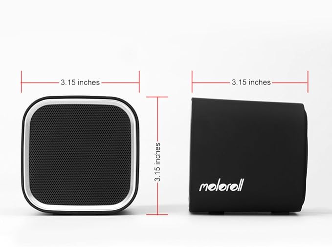 Computer Speakers for Desktop PC, Laptop, Mac, USB Powered, Small Wired 2.0 Channels Dual Stereo Clear with Bass Less Distortion