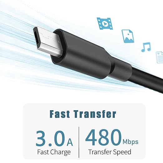 TV Stick Charger for Amazon Fire TV Stick 10W Micro USB Charger Adapter 5FT Cable Cord