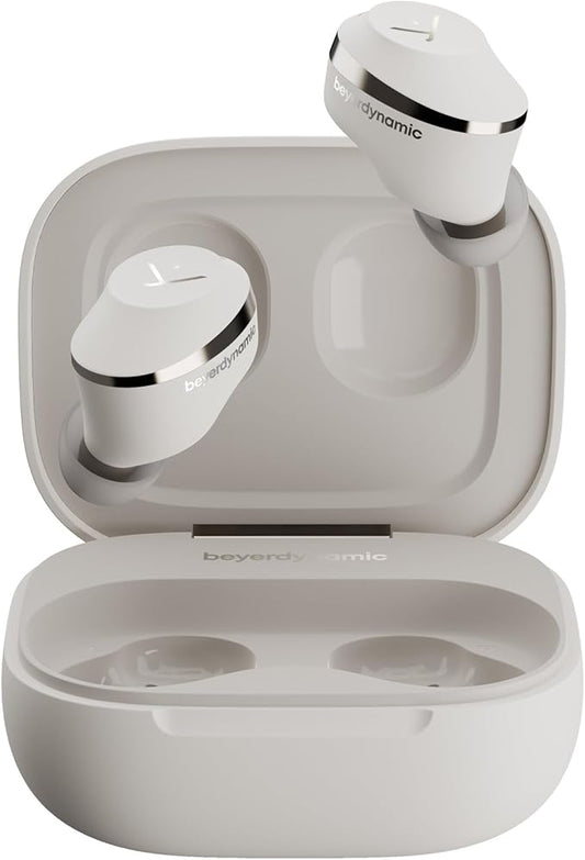 Beyerdynamic Amiron 300 True Wireless Noise Cancelling Earbuds, Multipoint Bluetooth® 5.3 with Active Noise Cancellation, Up to 10 Hours of Battery Runtime, Cream