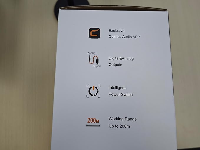 COMICA VM40 Combo Dual-Channel Wireless Shotgun Microphone, Professional Super Cardioid Video Mic, 32GB Storage, Safety Mode, Audio APP, Wireless Camera Mic for Filmmaking, Vlog, YouTube