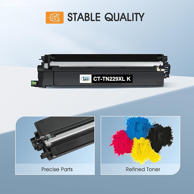 TN229XL TN229 229XL MFC-L3780CDW Toner Cartridges: HL-L3220CDW Compatible for Brother TN229XL TN229 TN 229XL TN-229 HL-L3280CDW HL-L3300CDW HL-L3295CDW MFC-L8395CDW MFC-L3720CDW Printer (5 Pack)