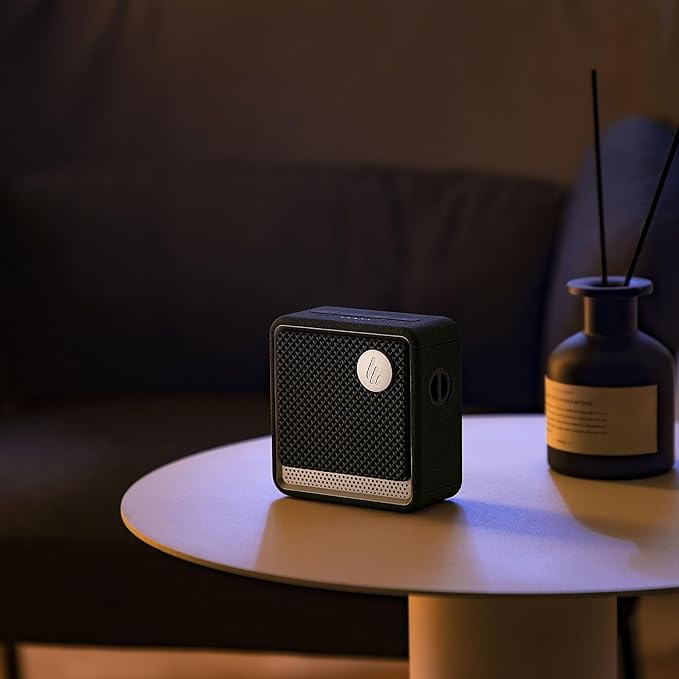 Edifier ES20 Portable Bluetooth Speaker with IP67 Waterproof & Dustproof, 15 Hours Playtime, Wireless Connectivity for Home Office Outdoor (Black)