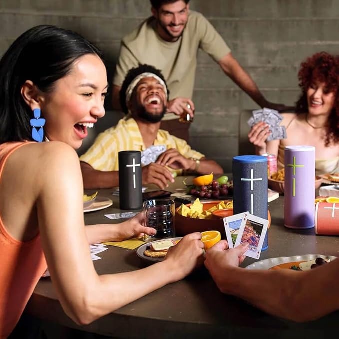 Ultimate Ears MEGABOOM 4 Portable Waterproof Bluetooth Speaker, 360-Degree Sound, Thundering Bass, 147ft Range, 20-Hour Battery, Floating Speaker - Black