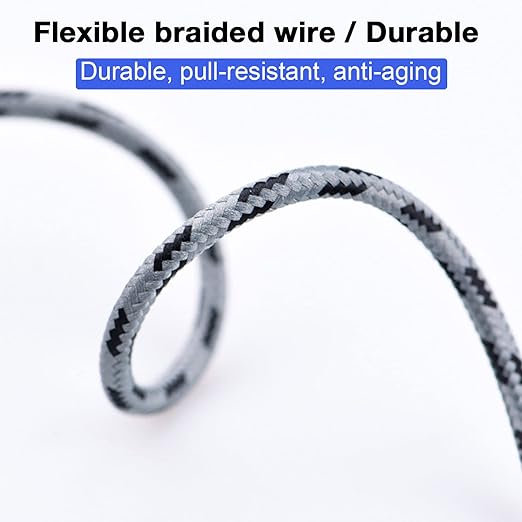 1FT+ 0.5FT(2 pack) USB Micro to iOS DJI Remote Controller Cable for DJI Mavic Mini(1st Gen), Mini SE, Mavic Pro, Spark, 2 Pro Zoom, Mavic Air,Platinum, Phone/Tablet 90 Degree Data OTG Cord Accessories