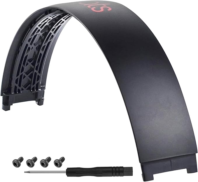 Studio 3 Headband Replacement Parts Accessories Studio 2 Headband Top Arch Band Pad Repair Kit Compatible with Studio 3.0/Studio 2.0 Headphones. (Defiant Black Red)
