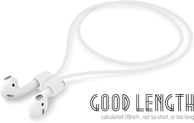 Ultra Strong Magnetic Airpod Pro Strap Anti-Lost Cord Sports Lanyard Compatible with Airpods 3rd 2nd Generation Pro 3 2 1 (3 White)