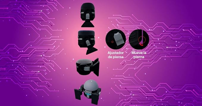 Android Rus-T1 Stand Speaker Compatible with Alexa Echo Dot 3 Gen, 4 Gen, 5 Gen, HomePod Mini, Google Home Mini/Nest Mini y genericos (Black/Grey)