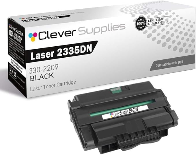 CS Replacement MICR Cartridge Compatible with Dell Laser 2335DN 330-2209 Black Laser 2335dn 2355dn MICR Cartridge Black