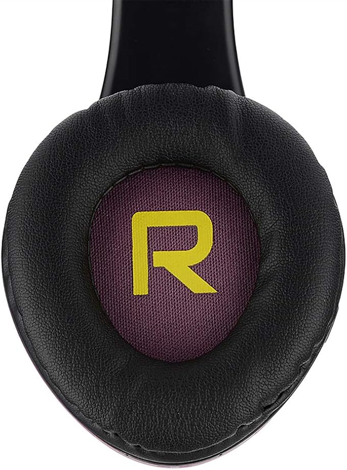 PowerLocus Bluetooth Over-Ear Headphones, Wireless Stereo Foldable Headphones Wireless and Wired Headsets with Built-in Mic, Micro SD/TF, FM for iPhone/Samsung/iPad/PC (Purple)