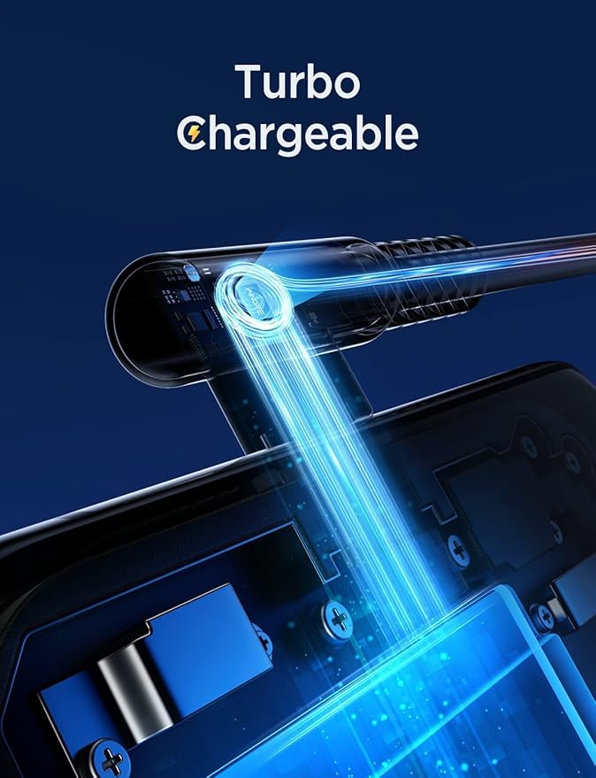 AINOPE USB C Cable 60W 2-Pack 10ft Nylon Braided USB C to USB C Cable Type C Charger Fast Charging Right Angle USBC Cable Charger Cord for iPhone 16 Pro Max 15 Plus Samsung S24 S23 iPad Pro Blue