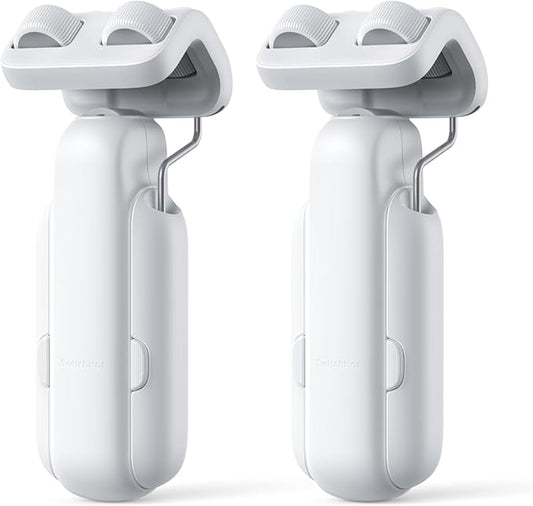 2025 Automatic Curtain Opener 3 Rod, Bluetooth Remote Control Smart Curtain, WiFi & App Control, Add Hub to Compatible with Alexa, Google Home, HomeKit (2025 Curtain Opener*2)