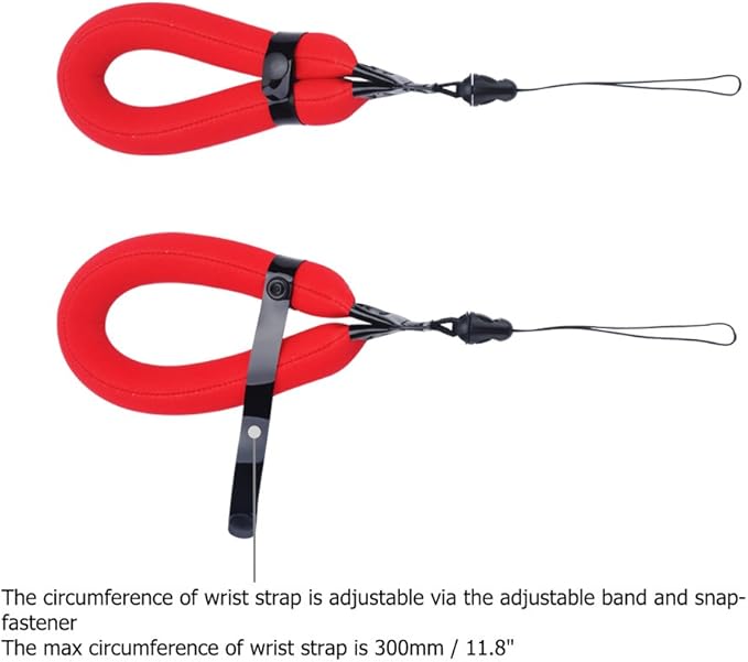 2 Pack Waterproof Camera Float Strap for Nikon W300 W150 W100 AW120 AW110 Kodak PIXPRO WPZ2 Olympus TG7 TG-7 TG6 TG-6 TG5 TG-5 TG4 TG-4 Fuji Fujifilm XP140 XP130 XP120 XP90 & More Underwater Camera