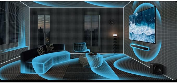 Samsung HW-Q800F 5.1.2ch Soundbar System (2025) Q-Symphony Bundle with SWA-9500S Wireless Rear Speakers, Tech Smart USA Premiere Movies Streaming and 2X 4K HDMI Cable