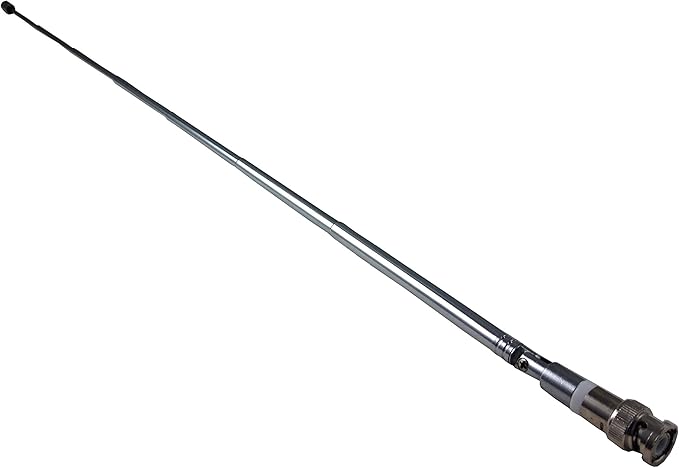 TW-777BNC BNC Male Handheld Antenna Scanner Antenna (20-1300MHz) with BNC Male Connector for Scanner Radio and Frequency Counters