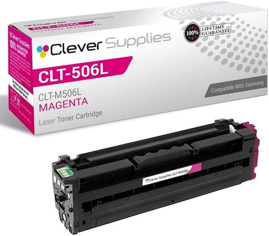 CS Replacement Toner Cartridge Compatible with Samsung CLT-506L CLT-M506L Magenta CLP-680ND CLX-6260FD CLX-6260FW