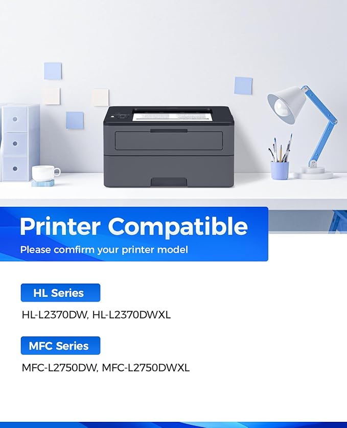 TN770 Black Toner Cartridge Super High Yield with chip Replacement for Brother TN770 TN-770 Toner Compatible with Brother HL-L2370DW HL-L2370DWXL MFC-L2750DW MFC-L2750DWXL Series Printer Ink, 2-Pack
