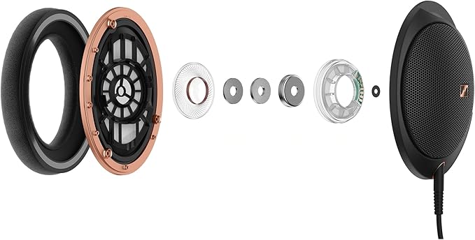 Sennheiser HD 505 - Wired, Over-Ear, with Transparent Sound and Controlled Bass, Enhanced Wearing Comfort, for Music, Work, Gaming, Copper Edition