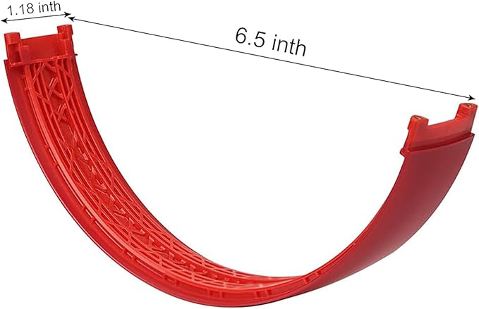 Studio 3 Headband Replacement Parts Accessories Studio 2 Headband Top Arch Band Pad Repair Kit Compatible with Studio 3.0/Studio 2.0 Headphones. (Red)