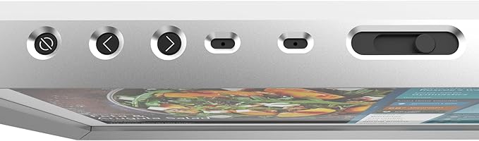 Aluminum Alloy Decorative Frame for Echo Show 15 (Silver)