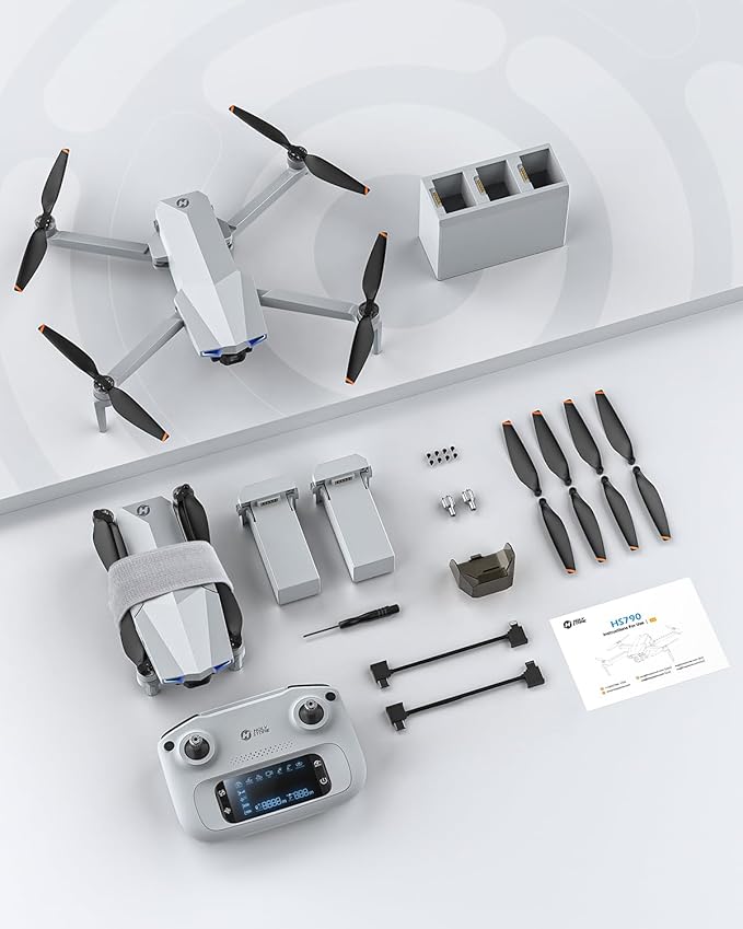 Holy Stone HS790 GPS 6K Camera Drone with 3 Axis Gimbal, FPV RC Quadcopter Drones with Camera for Adults 4K/30FPS Video, 9KM/30000ft Transmission, Follow Me, AI Night Shot, AI QuickShots, 60Min Flight