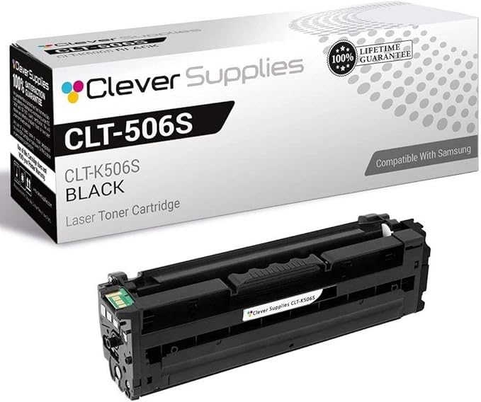 CS Replacement Toner Cartridge Compatible with Samsung CLT-506S CLT-K506S Black CLP-680ND CLX-6260FD CLX-6260FW