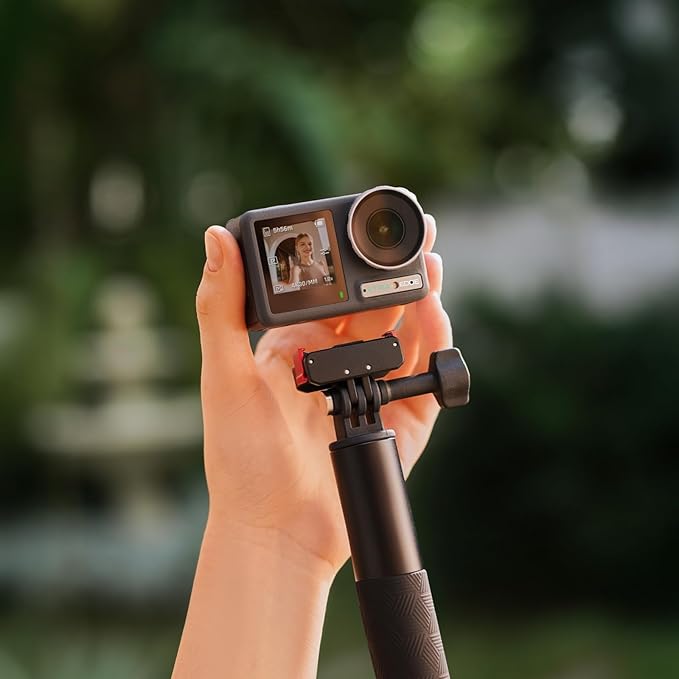 Xtra Action Camera, 1/1.3" Sensor & 4K Cinematic Video, Hyper Stabilization, Waterproof Camera to 52 Ft, 3-Hour Battery, Universal Quick Mount, Vlogging Camera for Adventure Photography