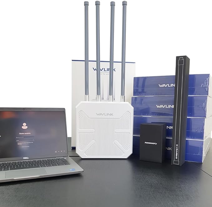 WAVLINK AX3000 WiFi 6 Wireless Outdoor Wireless Access Points, Long Range Outdoor WiFi with Dual Band/PoE/IP67/600mW of Power/Up to 256 Devices for Parties, Business Gatherings Work with Starlink