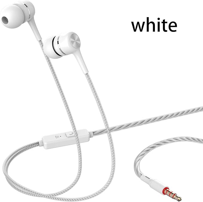 VPB Heavy bass Earphone Color Call with Mic Stereo Earbud Headphones Mixed Colors (Black + White + Pink + Green 8 Pairs)