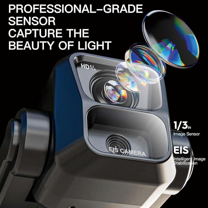 Drone with 4K Camera for Adults, KF100 MAX, 360-degree obstacle avoidance, 3-Axis Gimbal Stabilization, 6 KM Transmission, Intelligent Brushless Quadcopter, 50 Min Long Flight Time, 3 Batteries