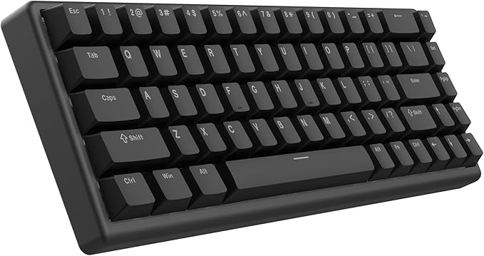 ARBITER Polar 65 - CNC Magnetic Gaming Keyboard w Rapid Trigger, Hall Effect Switches, CNC Aluminum Frame, Rapid Key, 65% Compact, Bright RGB, Dual-Shot PBT Keycaps- Just Black