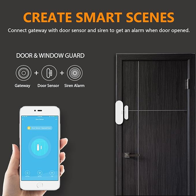 2 in1 Smart ZigBee3.0 and Bluetooth Gateway, Only for Tuya Protocol Products Smart Wireless Gateway for Home Automation, 2.4GHz WiFi Only, APP Control, Compatible with Alexa, Google Assistant