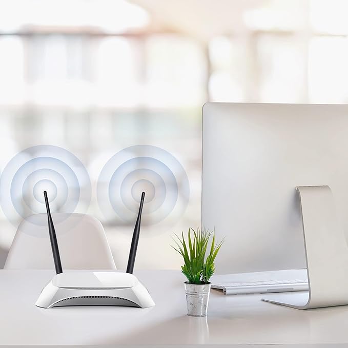 Bingfu Dual Band WiFi 2.4GHz 5GHz 5.8GHz 6dBi MIMO RP-SMA Male Antenna (4-Pack) for WiFi Router Wireless Network Card USB Adapter Security IP Camera Video Surveillance Monitor