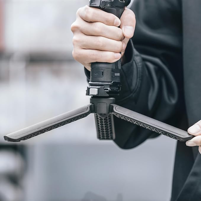 Treeroot Mini Camera Tripod, Tabletop Desktop Tripod with 1/4″-20 Screw for Smooth 4, Osmo Mobile, Vimble 2, Gimbal Handle Grip,Stabilizer and All Cameras-T00A4103