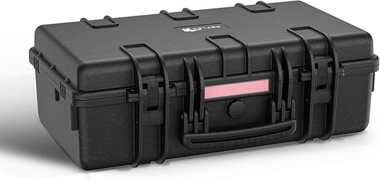 REFLEX CAMERA Hard Portable Waterproof IP67 Case with Customisable Foam Inserts for Maximum Protection ideal for Drones, Camera, Lens, Guns & Tools 21.7” x 13.6” x 7.8” Dust, Impact & Shock Resistant