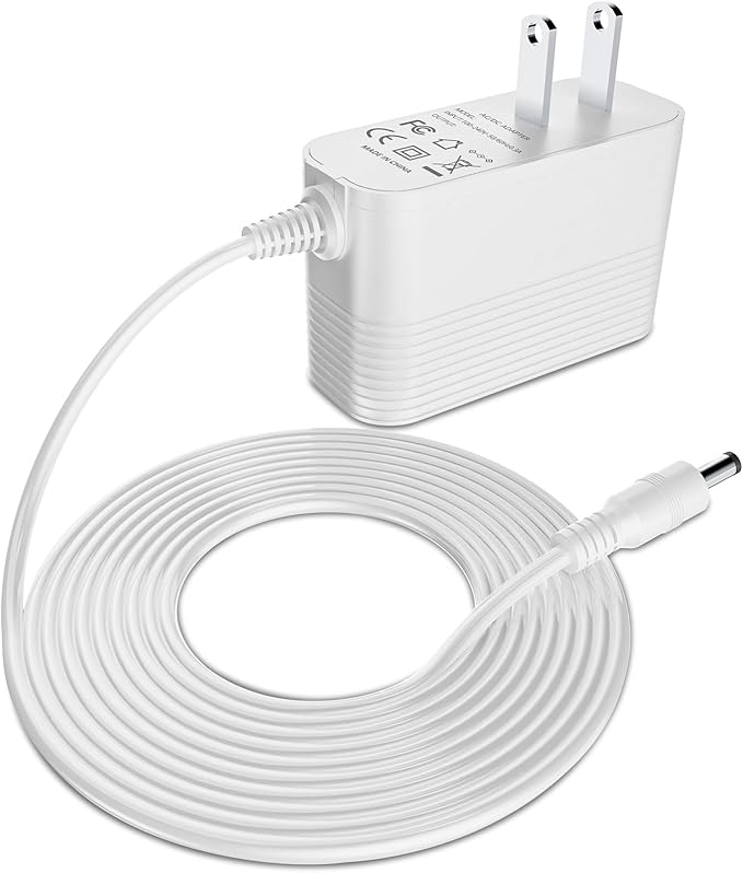 15W Power Adapter Replacement for Amazon Alexa Dot 3rd Gen, Dot 4th Gen, Dot 5th Gen 2022, Echo Pop, Echo Show 5, Echo Spot and Fire TV Cube Adapter Power Cord