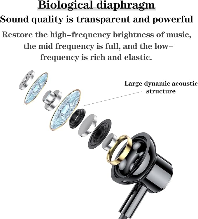 Wireless Bluetooth 5.0 Neck Earbuds with 100 Hours of Playback, IPX5 Waterproof Sports Earphones with Microphone, Magnetic, TF Card Slot, for Gym Running Exercises (A12)