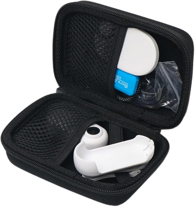 Hard Protective Travel Case Compatible with Mini Body Camera, Wearable Action Body Cam,Thumb Action Camera