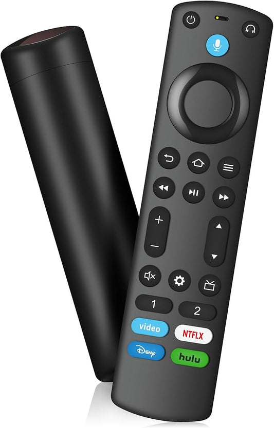 Voice Remote Replacement Compatible with Fire Smart TV Cube/TVs Stick/TV Stick 4K/4K Max,Compatible with Insignia,4-Series Omni Smart TVs