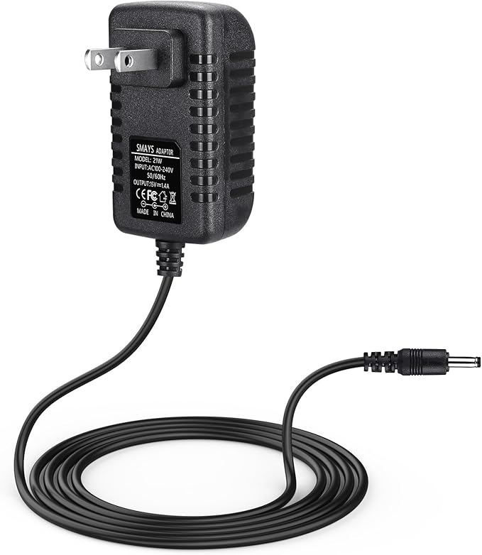 21W Power Cord Replacement for Alexa Echo Show (1st Gen), Echo Plus (1st Gen), Fire TV (2nd Gen) - AC Charger Power Adapter