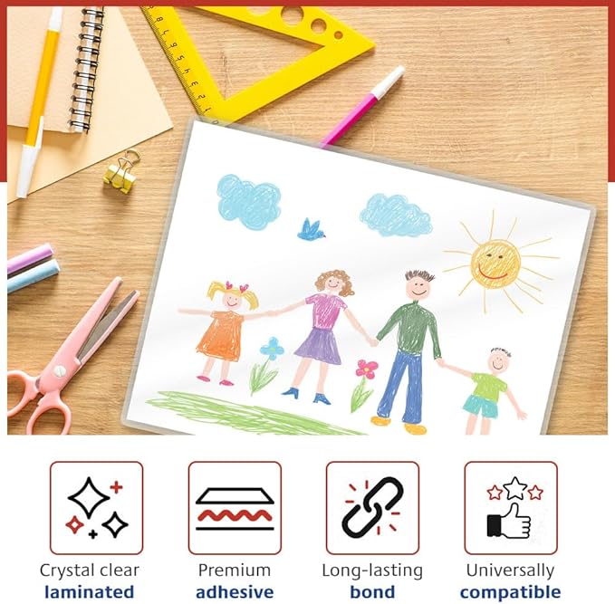 TruLam - 2 Rolls Standard Gloss 3 Mil Clear 27 in. x 250 ft. x 1 in. Core Laminating Film