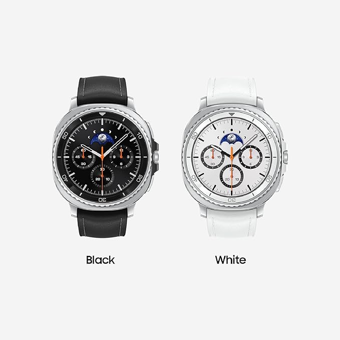 Samsung Galaxy Watch 8 Classic (2025) 46mm LTE Smartwatch, Cushion Design, Rotating Bezel, Quick Button, Sleep Coaching, Running Coach, Energy Score, White [US Version, 2 Yr Warranty]