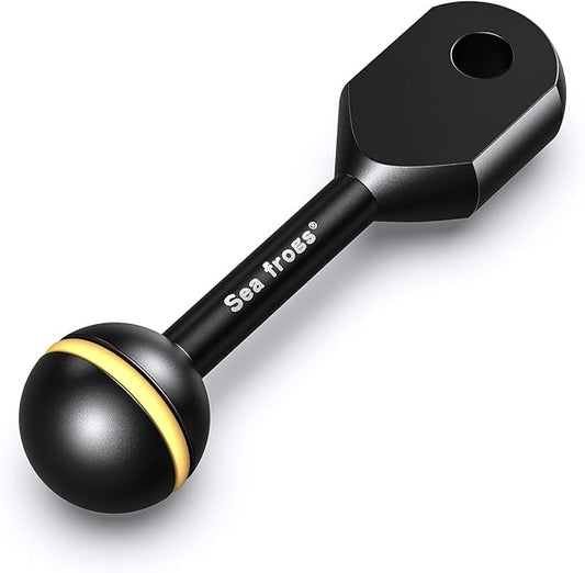 Sea frogs Ball Arm Ball to YS Mount Arm 3.0" Essential Diving Equipment Underwater Photography Gear Lighting System Aluminum Alloy Diving Equipment Accessory Lightweight Arms AM-8