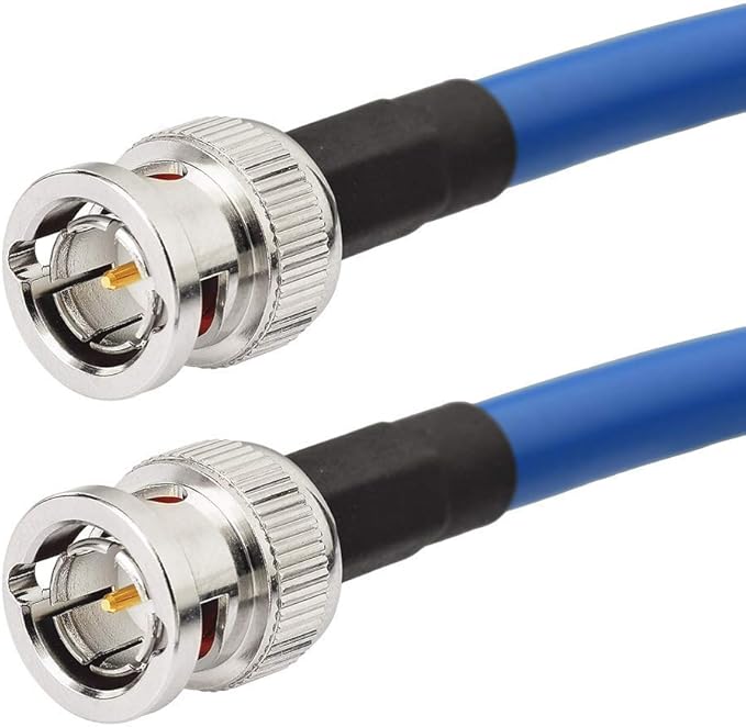 Superbat SDI Cable BNC Cable 3G/6G/12G HD-SDI Cable (Belden 1694A，6ft Supports HD-SDI/3G-SDI/4K/8K Camera SDI Video Cable Precision Video Cable (2Pcs)