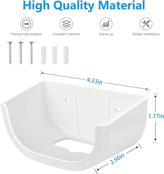 Wall Mount for eero 6, Screwless VHB Holder for Mounting eero 6 Dual-Band mesh Wi-Fi 6 Without Drilling (Strongly Adhesive, 2 Pack)