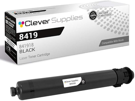 CS Replacement Toner Cartridge Compatible with Ricoh C2003 841918 Black Color Laser Aficio MP C2003 Aficio MP C2003 Plus Aficio MP C2004 Aficio MP C2503 Aficio MP C2504 Black